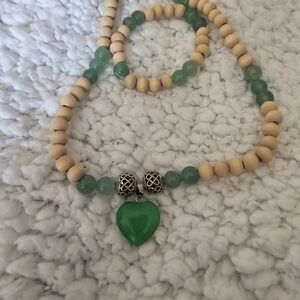 Spiritual bead bracelet and necklace